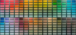 how an interior designer selects colors